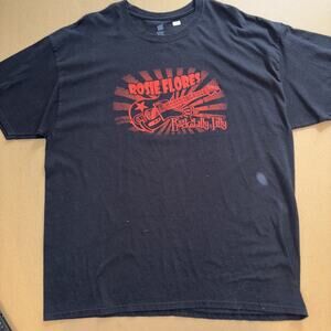 Rosie Flores Rockabilly Lilly Band Concert Music T-shirt 2XL 2000s 25.5x31.5